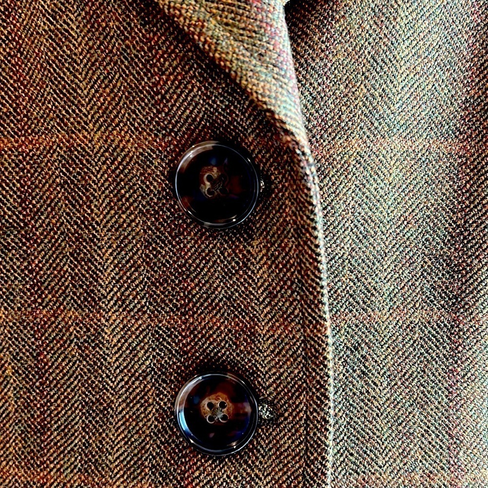 Ellen Tracy • Herringbone Check Blazer - Picture 5 of 13